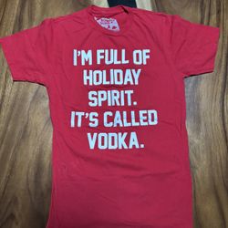 Hot Topic Red Holiday Spirit Tee