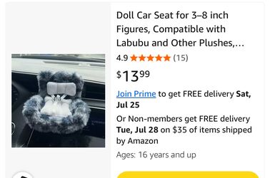 Labubu Car seat/ Chair