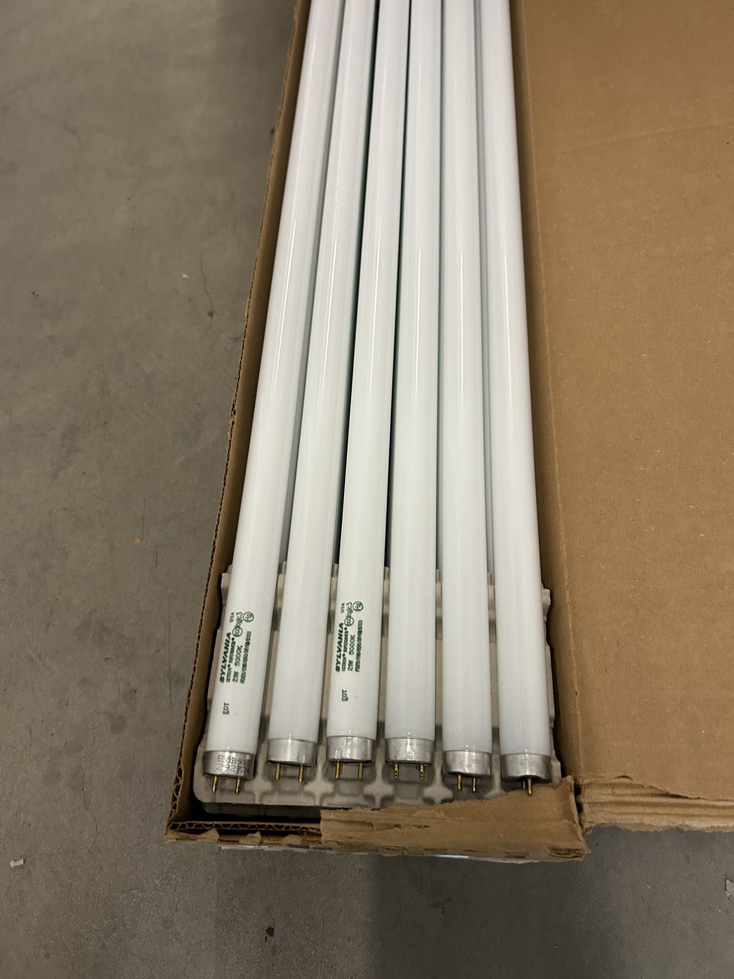 Sylvania fluorescent lightbulbs pack of 30 one box for $40 or $200 for all six boxes