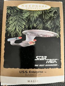 STAR TREK (U.S.S. Enterprise) Ornament