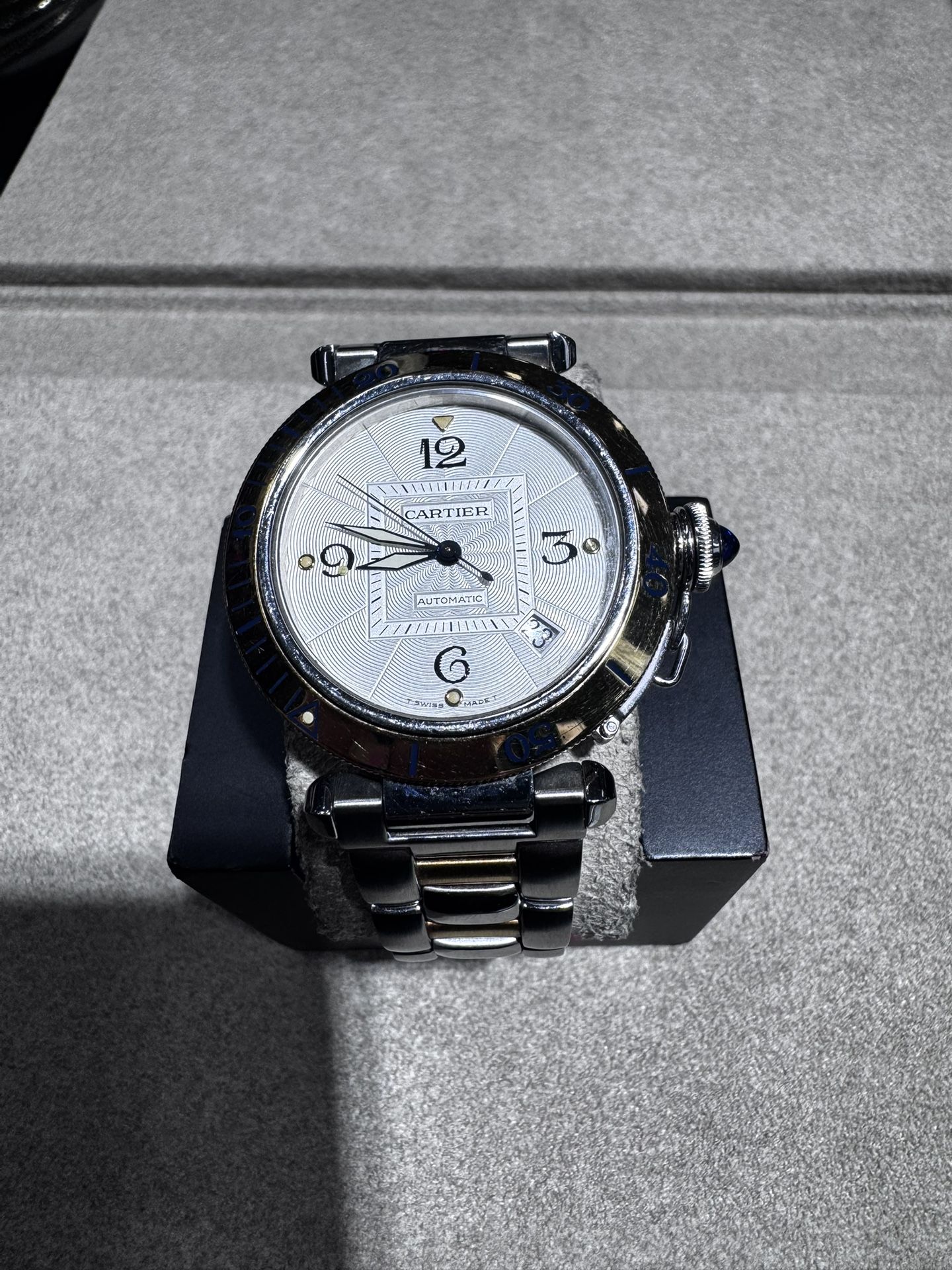 Cartier Pasha 18k And Stainless Steel