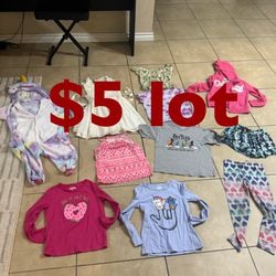 $5 Lot Clothes Girl Size 7