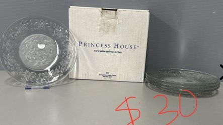Princess House Fantasia Collection Salad Plates Set Of Four
