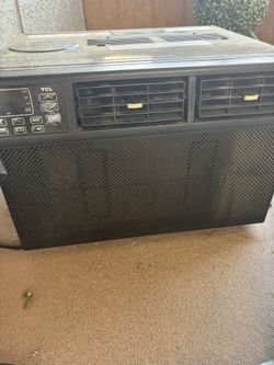 TCL 8,000 BTU Smart Window Air Conditioner, Fan & Dehumidifier, 350 Sq. Ft., Remote Control, Works with Alexa/Google Assistant, Black, W8W92-B4