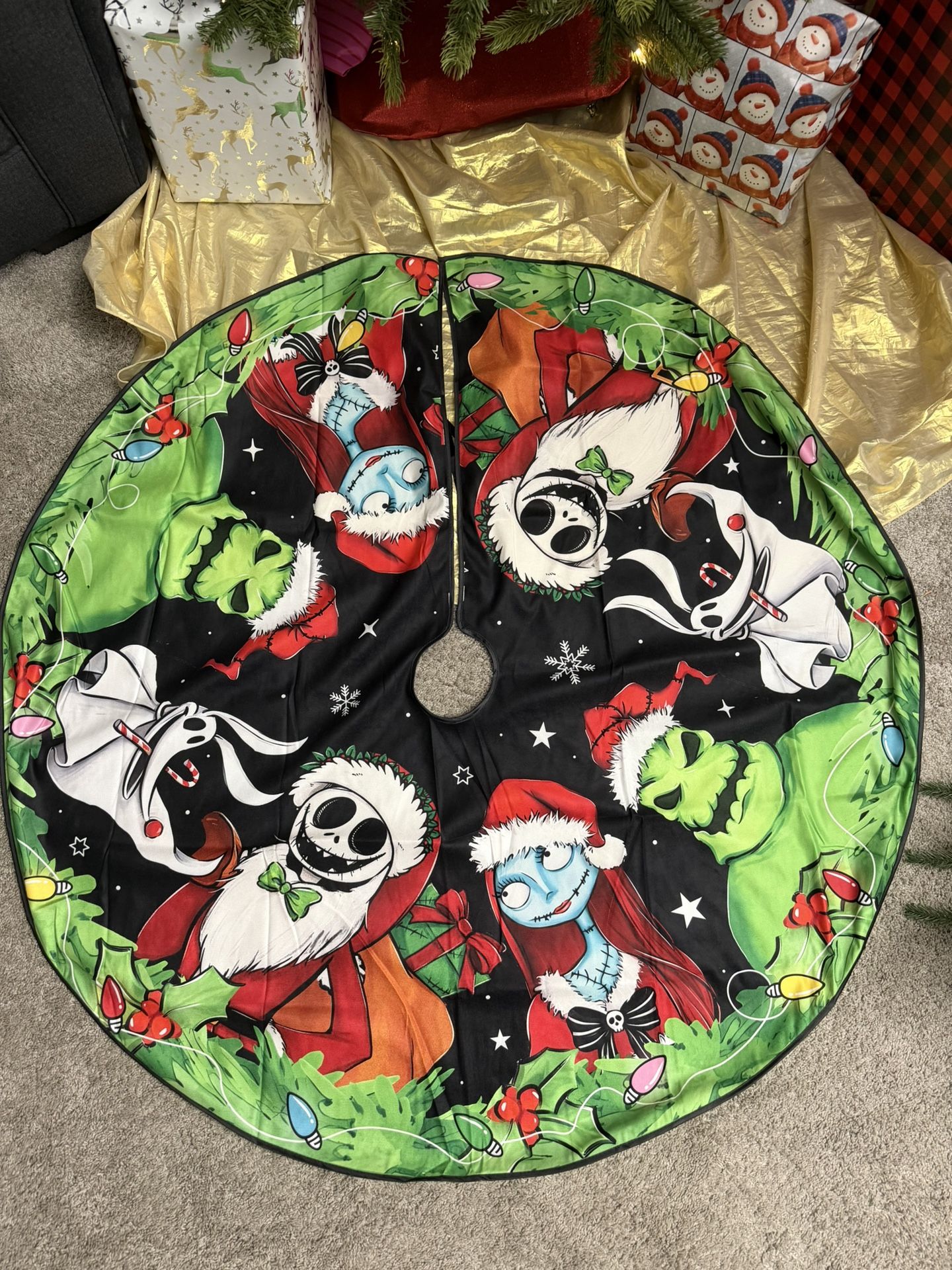 48" Nightmare Before Christmas Tree Skirt