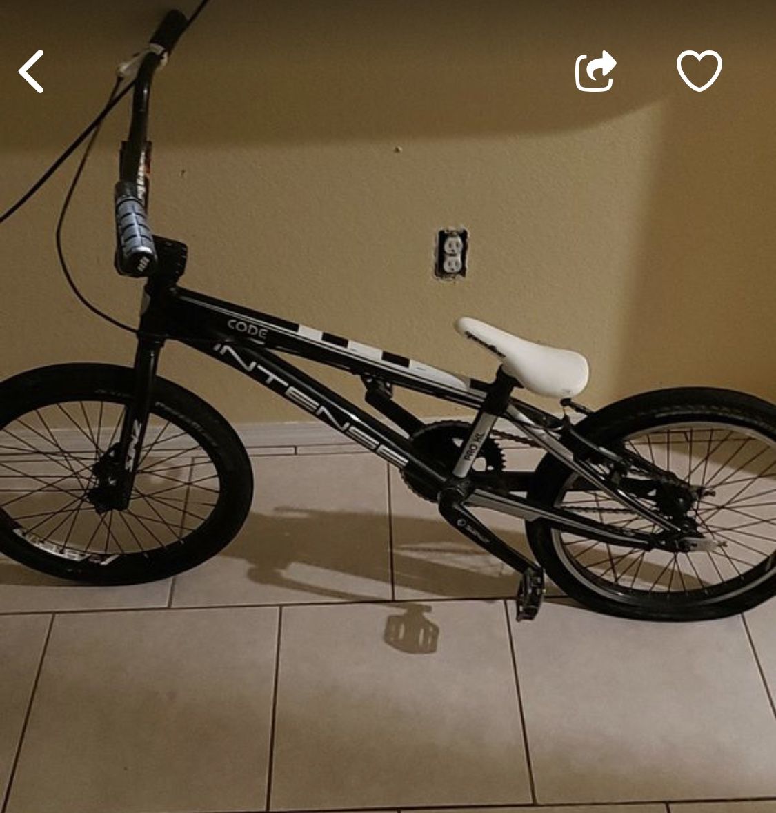 Intense code pro xl BMX race bike