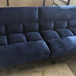 Velvet Futon Sofa