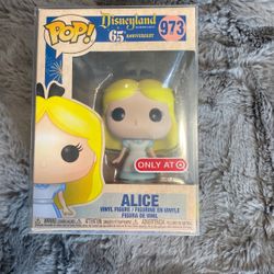 Funko POP Alice Target Exclusive Disneyland 65th Anniversary 973 In Protecter
