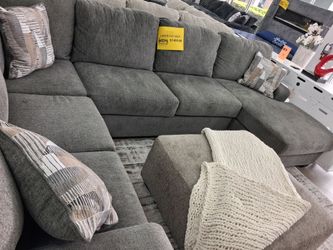*Living Room Special!!!*---Extremely Cozy Ashley Fabric Sectional Sofas---Now $1399!!!---Delivery/Financing Available👌