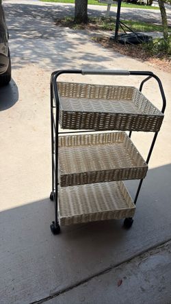 3 tier cart with wheels