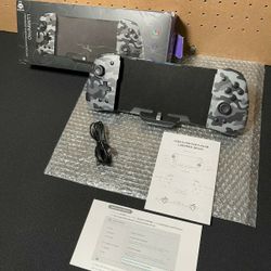 New FUNLAB Switch Handheld Controller for Nintendo/OLED Joycons Customizable Switch Controller, Luminous Ergonomic Controls Camo, Switch Joypad Replac