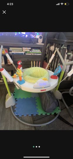 Skip Hop Foldable Jumper for Baby Ages 4m+, Explore & More Activity Jumper