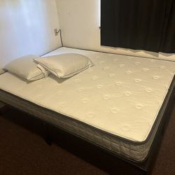 Queen Bed + Frame 
