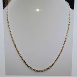14K Solid Yellow Gold Link Chain 21.5g 2.7mm Necklace  *New*