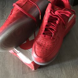 Air Force 1 lux low ostrich red