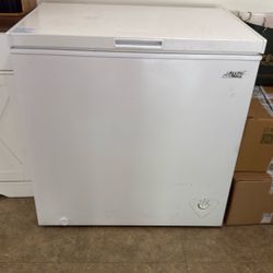 A White Used Deep Freezer