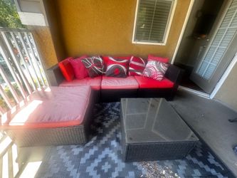 Patio Furniture and table