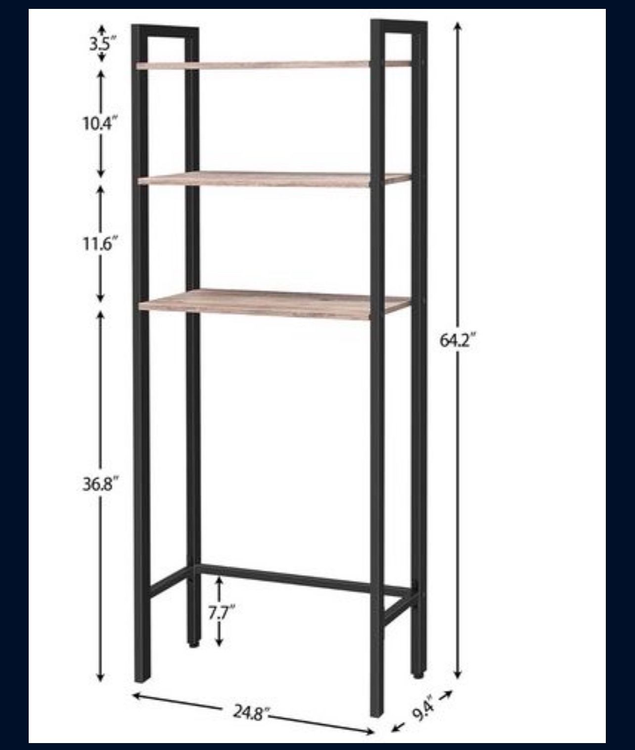 3 Tier Shelf Rack