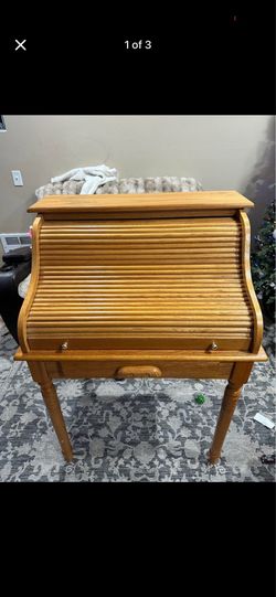 Old school roll top desk