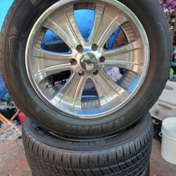 Juego De Rines Para Troscas Chevrolet Tahoe Suburban GMC Yantas Muy Buenas Medida 20