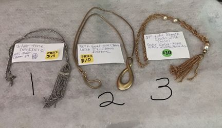 11 Different FASHION NECKLACES $10 Each or $100 For All