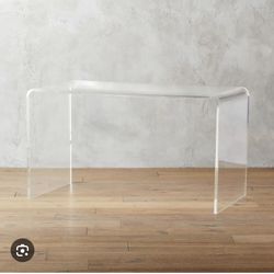CB2 Peekaboo Acrylic Desk table Cb2 Desk Clear Desk Console Office Desk Office C