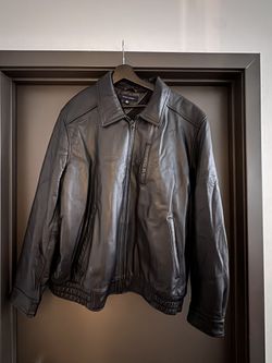 Men’s Tommy Hilfiger Leather Bomber