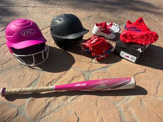 Misc baseball softball kids items, NEW & used