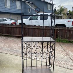 Iron Wine Rack 