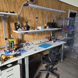 Work Station Table + Two Chairs