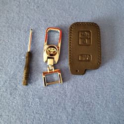 Genuine Leather Car Key Cover key Case $15