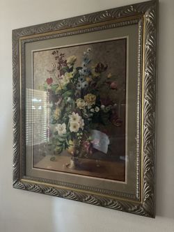 Big Flower Vintage Frame