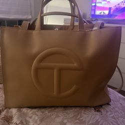 Telfar Medium Cream Shopping Bag
