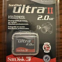 SanDisk Ultra II 2.0GB Compact Flash Memory Card