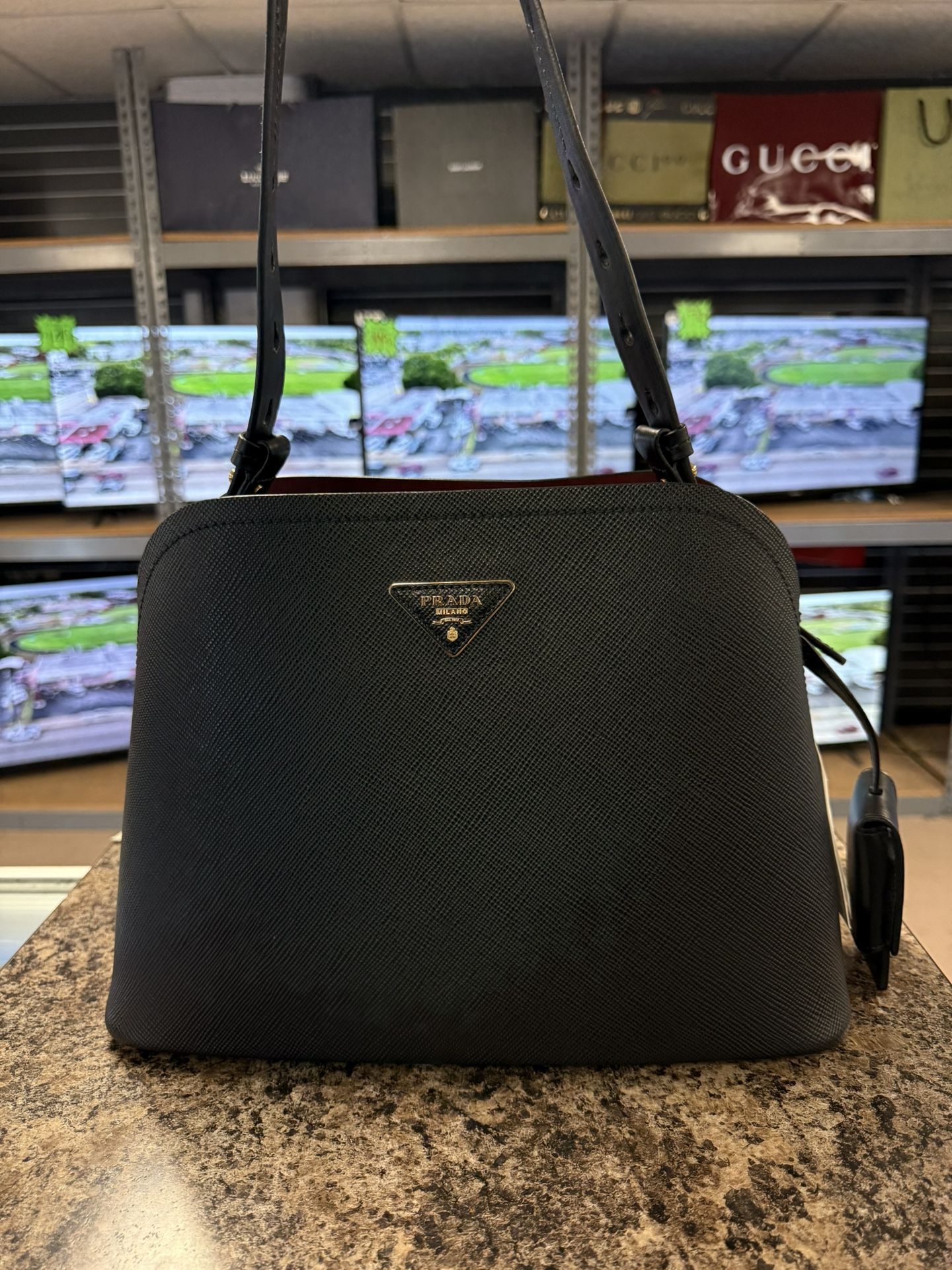 Prada Saffiano Leather Purse AUTHENTIC 
