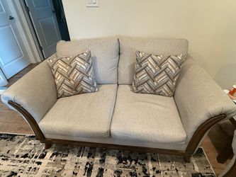 Beige Fabric sofa and Loveseat Set set- Negotiable