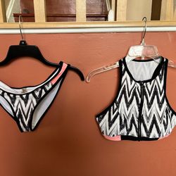 Two Piece Bathing Suit. Large Top Extra Large Bottom.