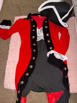 Pirate Captain Halloween Costume with Hat