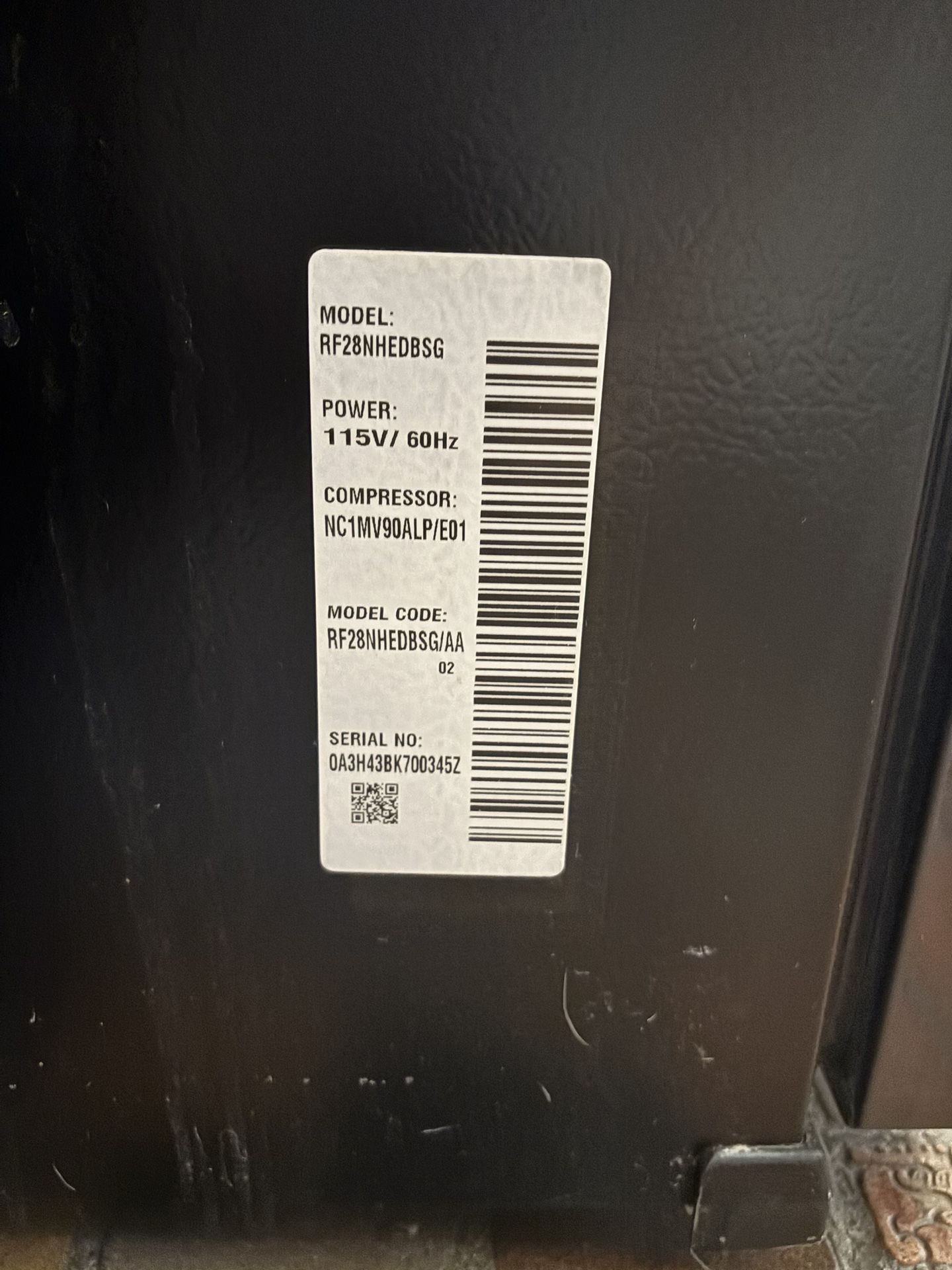 Samsung Fridge Family Hub With Flex Zone