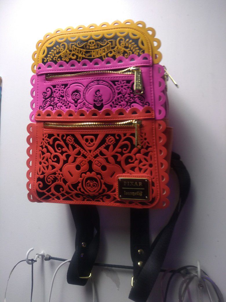 Coco Day Of The Dead Backpack Purse