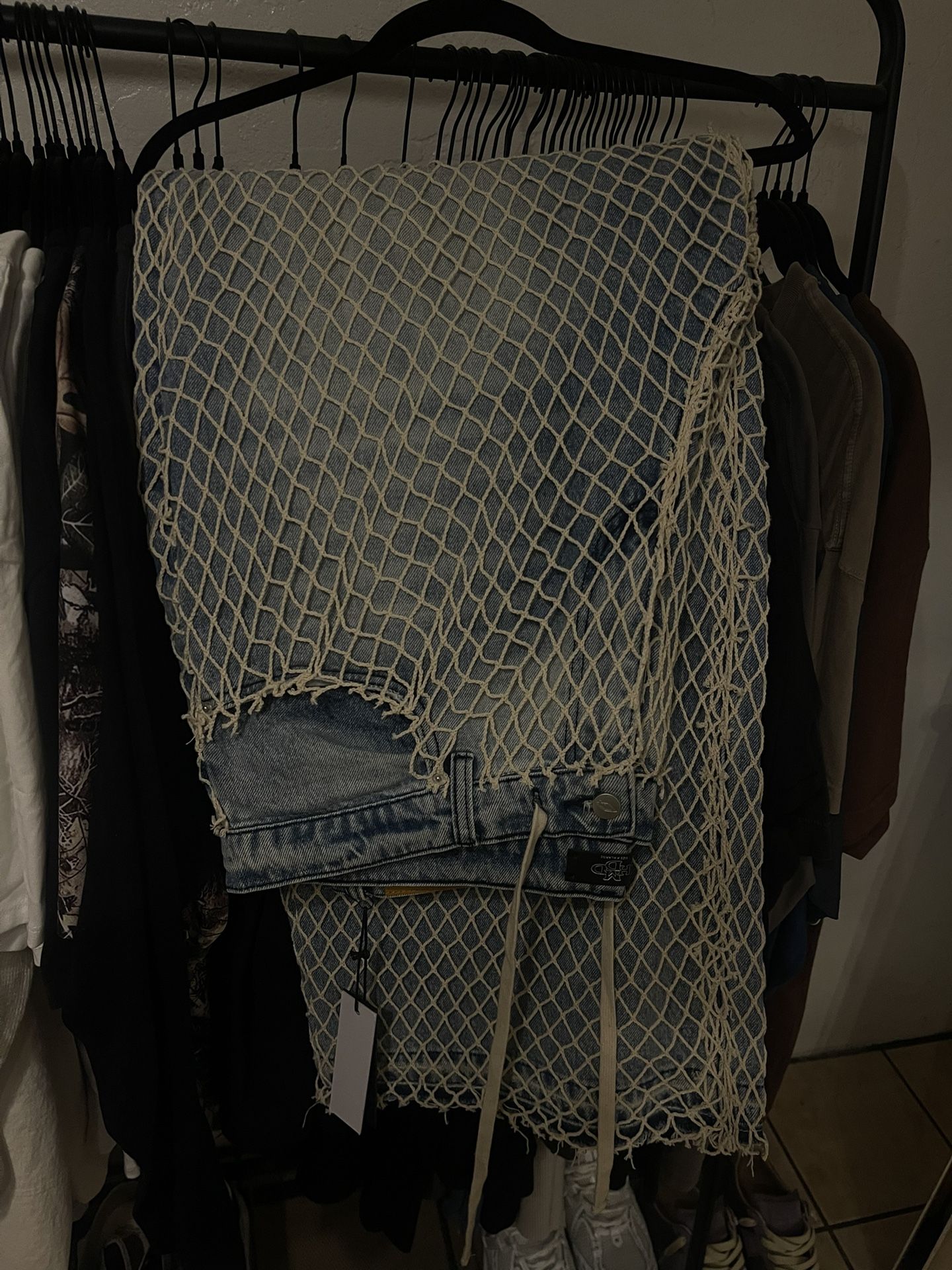 Men’s HMDD fishnet Jeans