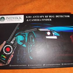 JMDHKK K18+ Hidden Camera Detector, Spy Camera Finder, Bug Detector, Magnetic Field Detector, Listening Device Detector–Privacy Protection Tool 