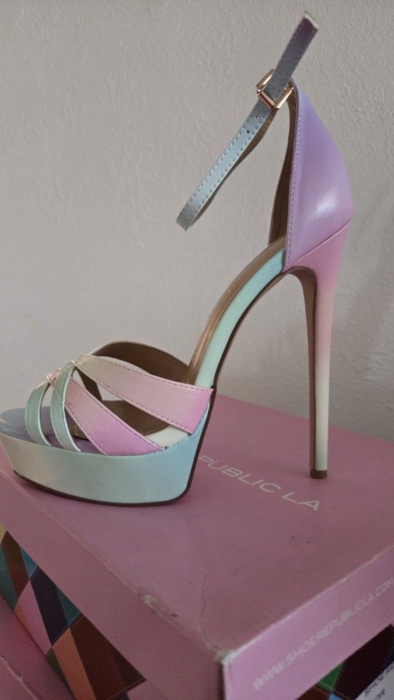 Multicolor Heels