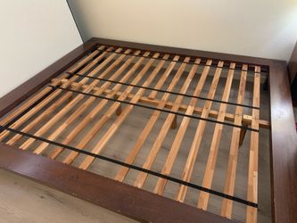 Wooden Platform California King Bed Frame