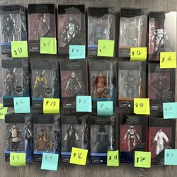 Star Wars Black series Figures