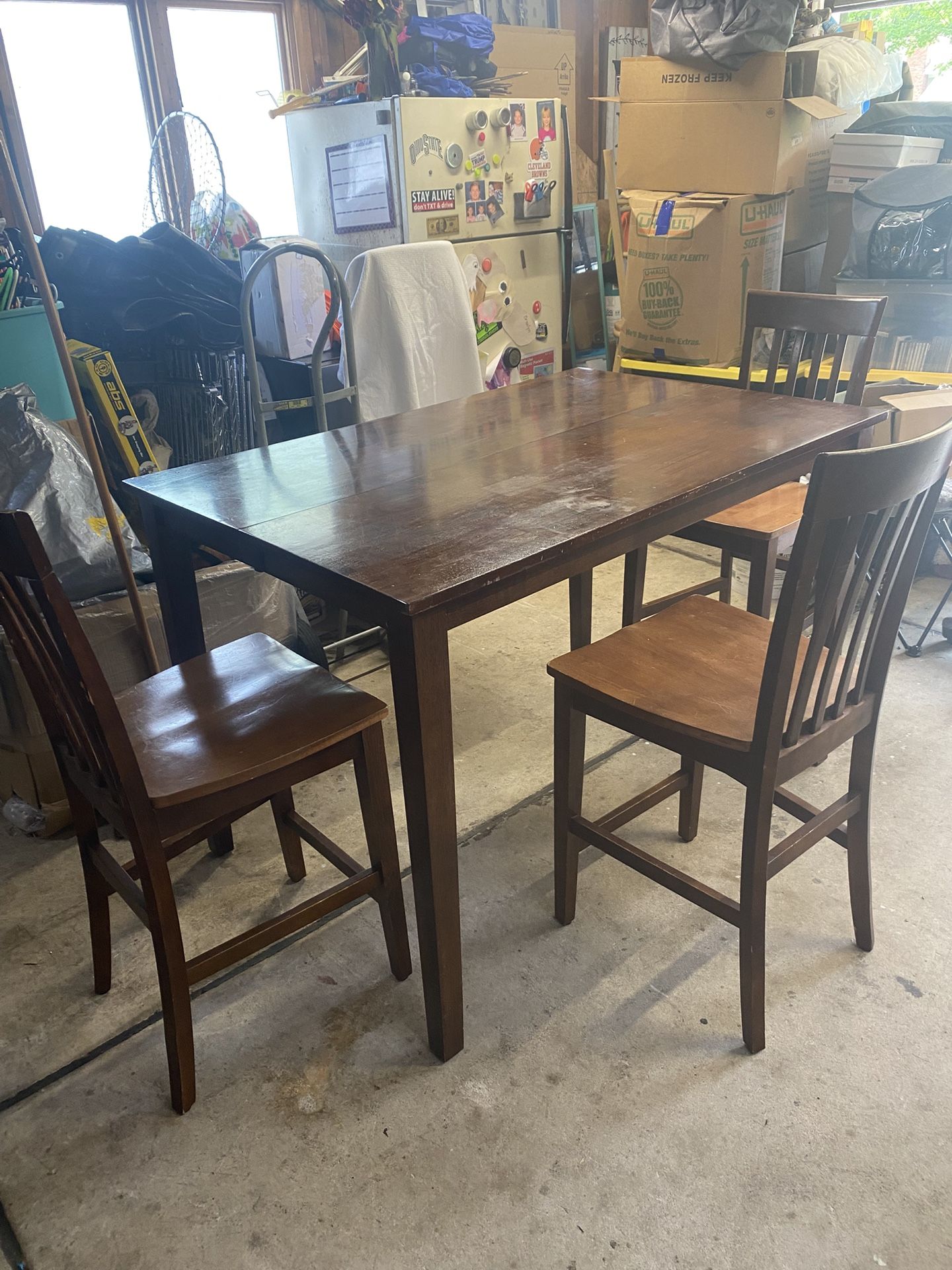 Table And 3 Chairs