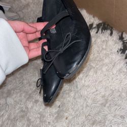 Black Ballet Flats HM Girl Shoes Size 1