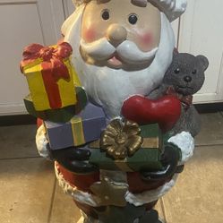 Vintage Santa Claus Statue 