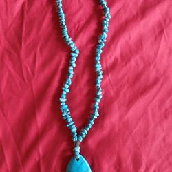 Turquoise Stone Necklace 