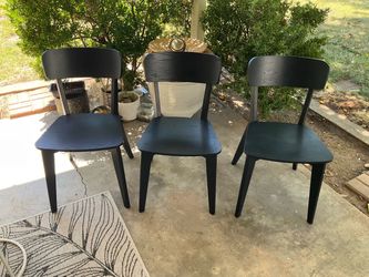 IKEA chairs black